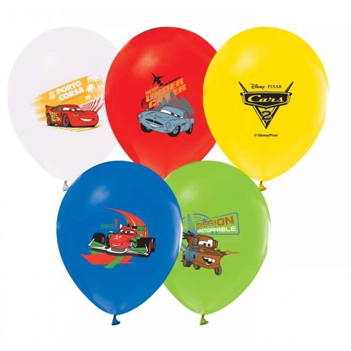 Lisanslı Cars Balon 8 li