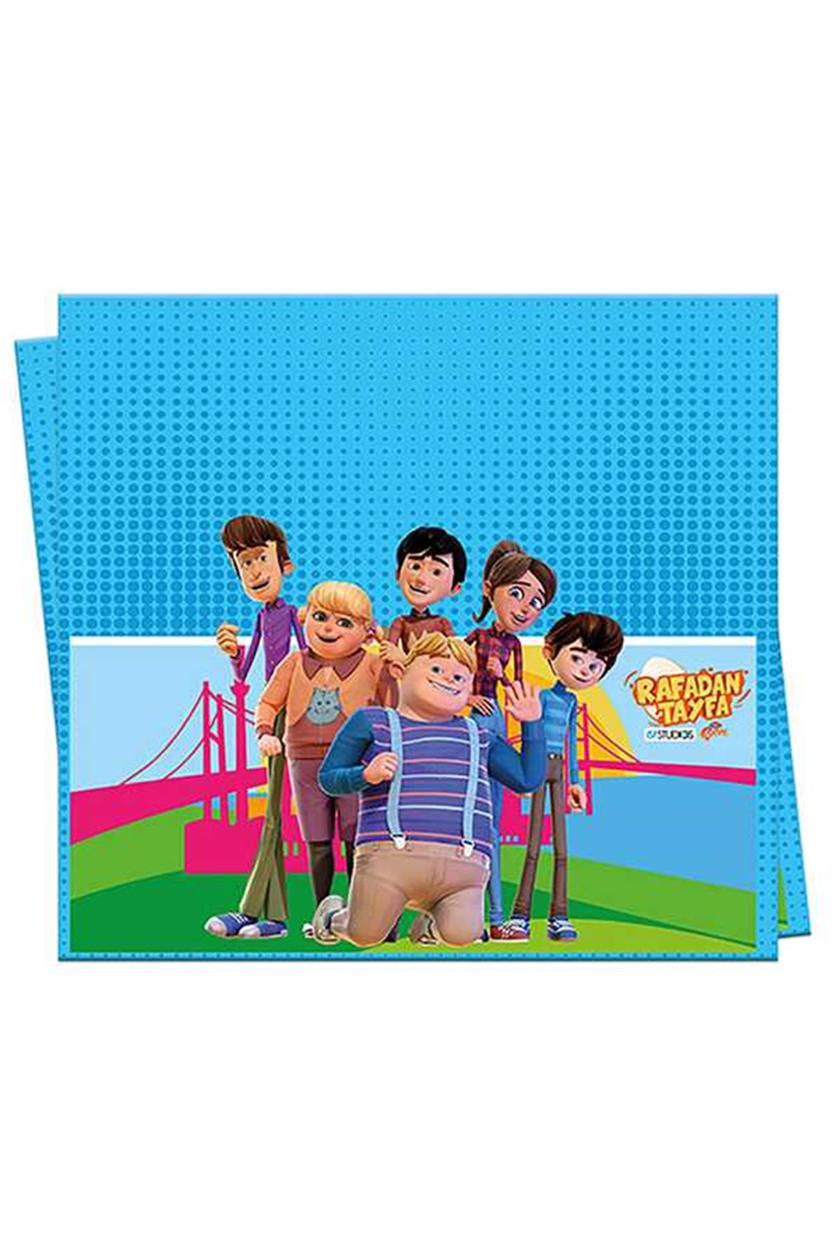 Lisanslı Rafadan Tayfa Plastik Masa Örtüsü 120 x 180 Cm