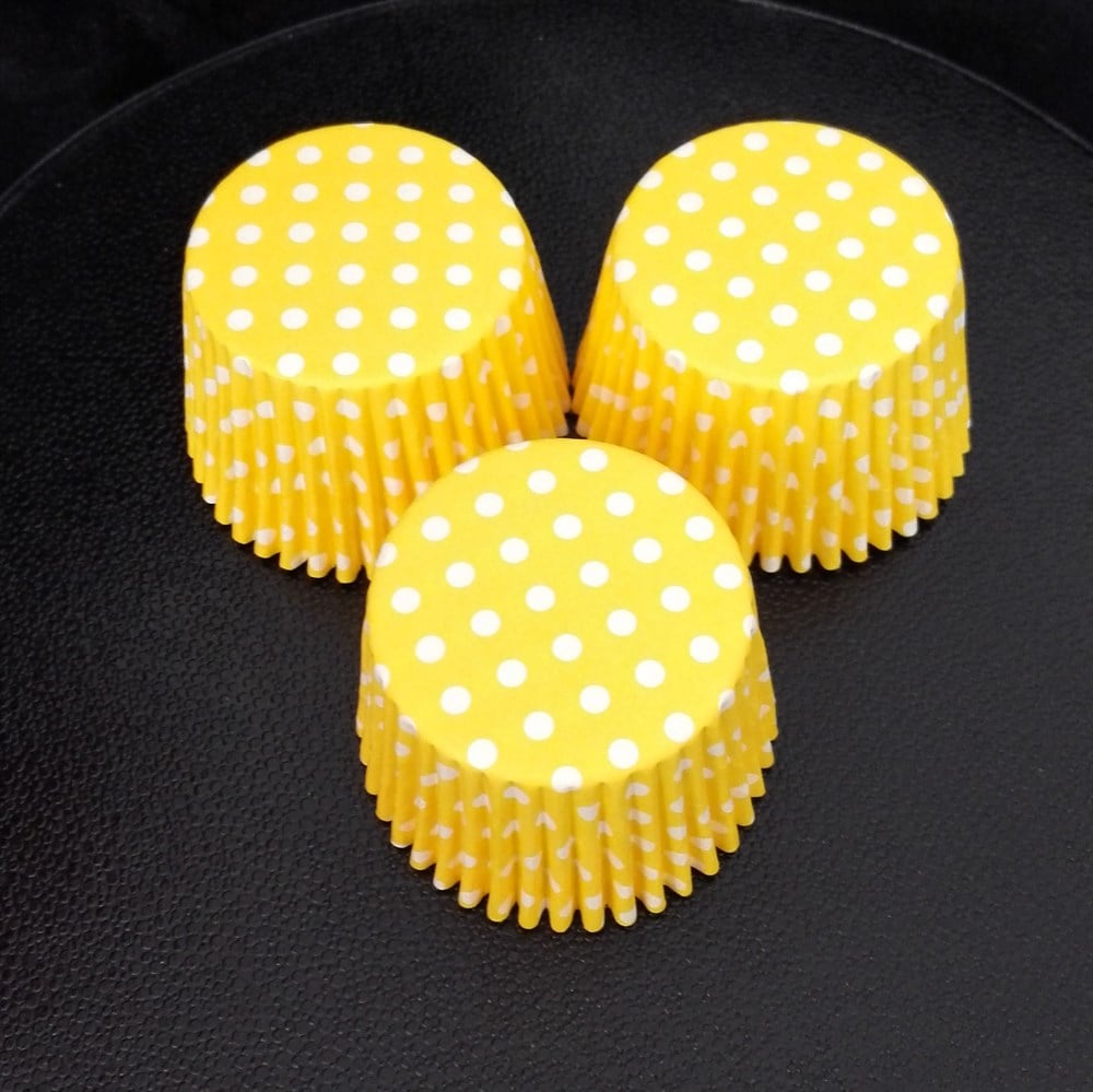 Cupcake Kalıbı Sarı Puanlı