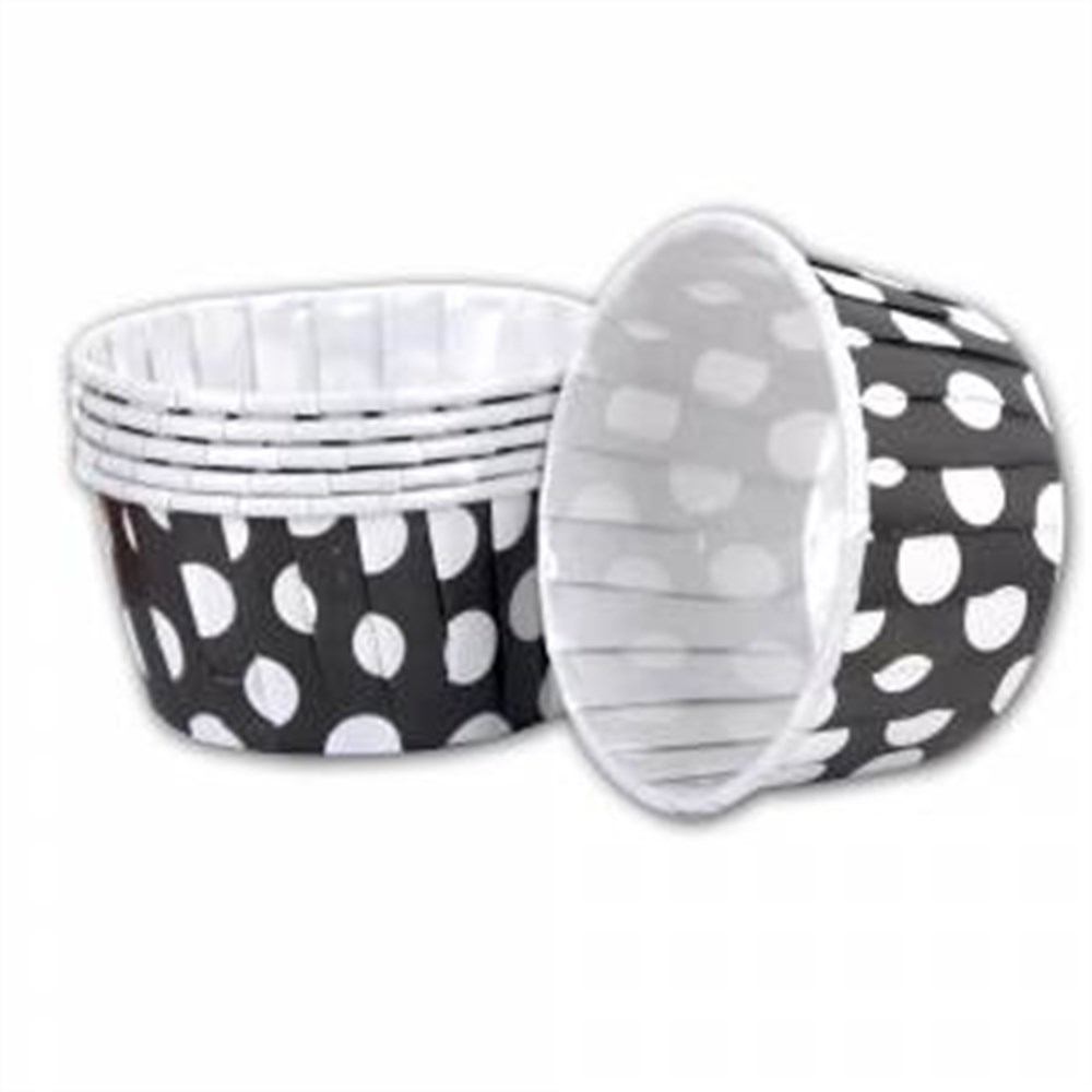 Cupcake Kalıbı Siyah Puanlı