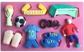 Futbol Temalı Silikon Kalıp
