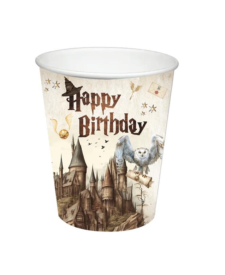 Harry Potter Temalı Bardak 8li