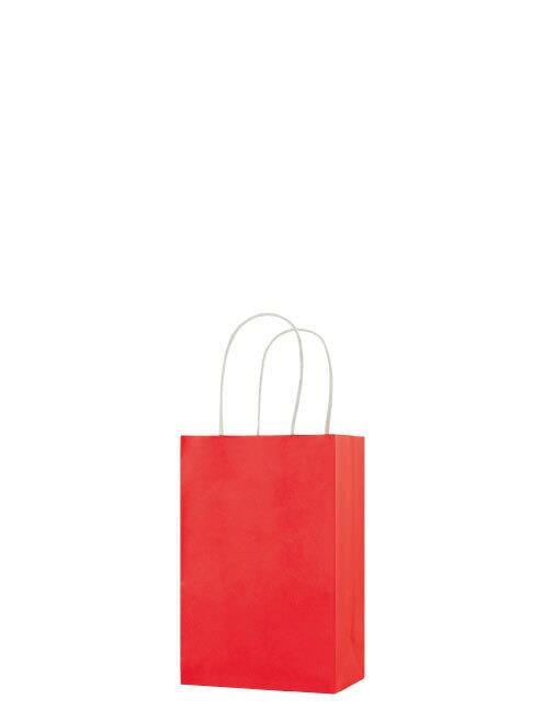 Kağıt Çanta Mini Boy 12x15x6 cm 10 Parça Kırmızı