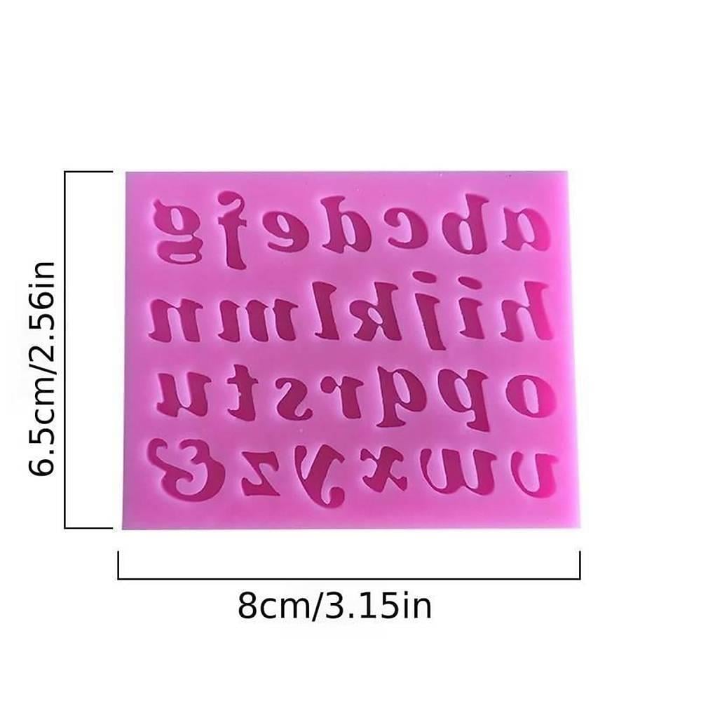 Küçük Harf Silikon Kalıp 0.6cm
