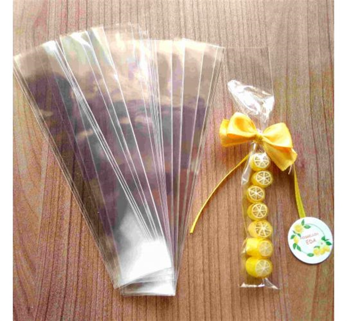 Şeker Poşeti 3*17 cm 50adet