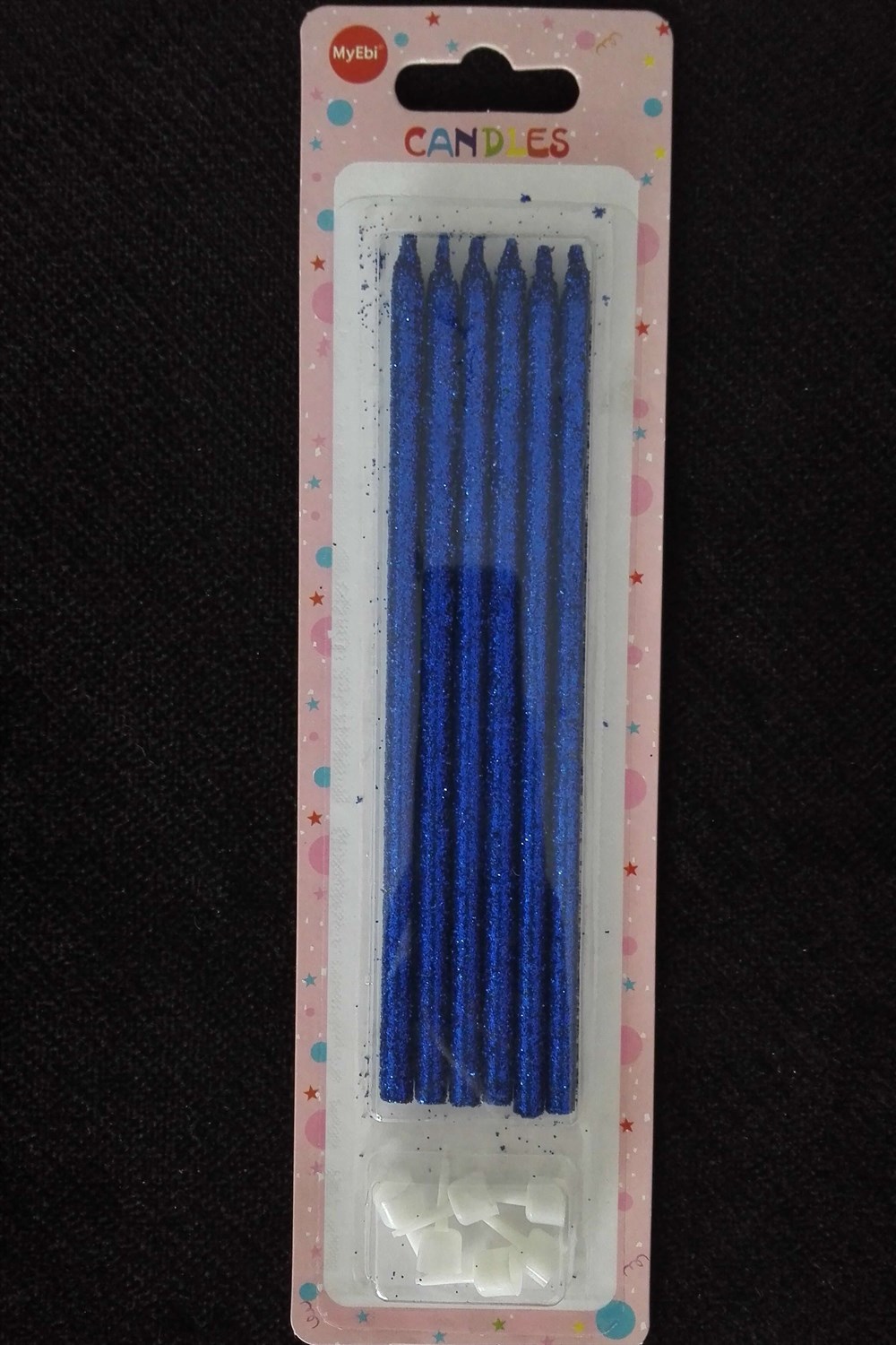 Simli Pasta Mumu -14cm Mavi