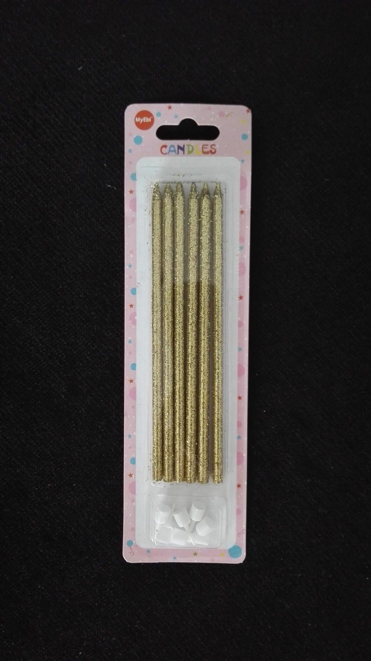 Simli Pasta Mumu -14cm Altın
