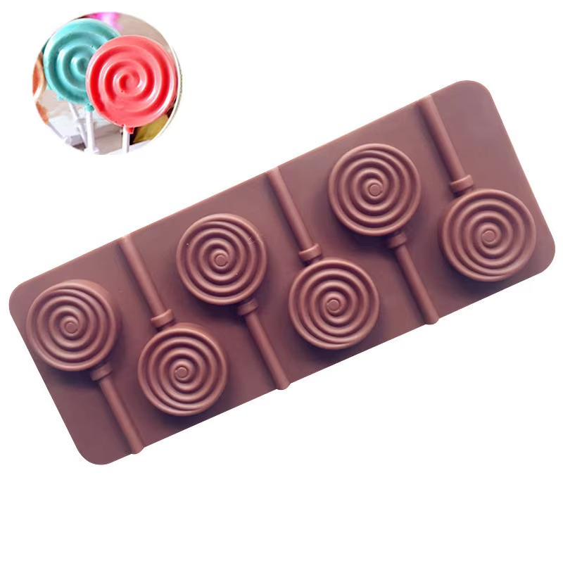 Spiralli Lolipop&Çikolata Kalıbı