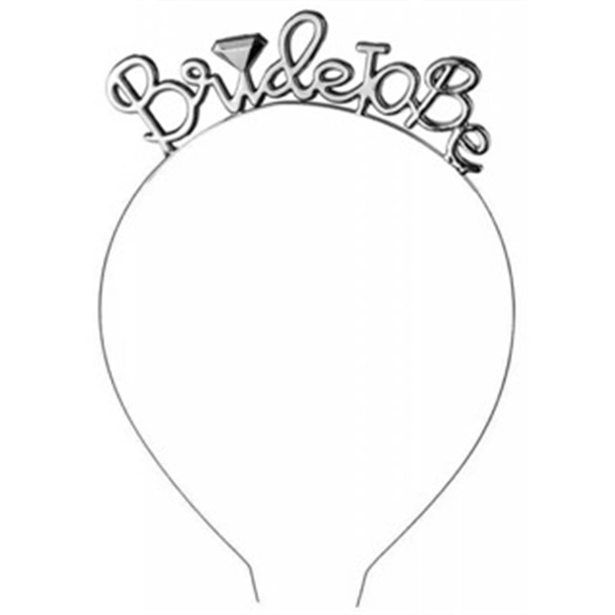 Taç Metal Bride to Be Gümüş