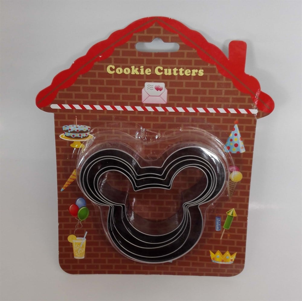 Volavan Mini Mouse Kurabiye Kalıbı 5li set