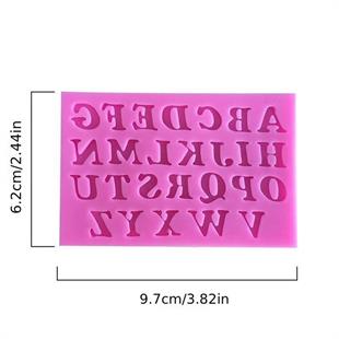 Büyük Harf Silikon Kalıp 1cm