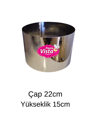 Çember Kalıp 22cm Çap Yükseklik 15cm