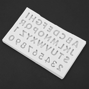 Harf Rakam Silikon Kalıp 2