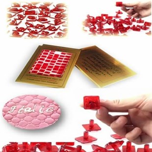 İtalik Harf Rakam Kalıbı