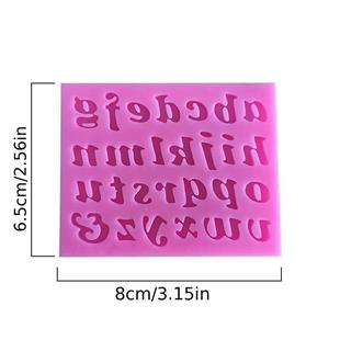 Küçük Harf Silikon Kalıp 0.6cm
