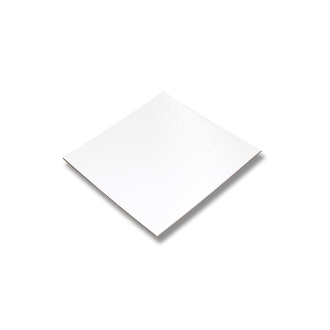 10 Adet 11x11cm Kalın Altlık Beyaz 