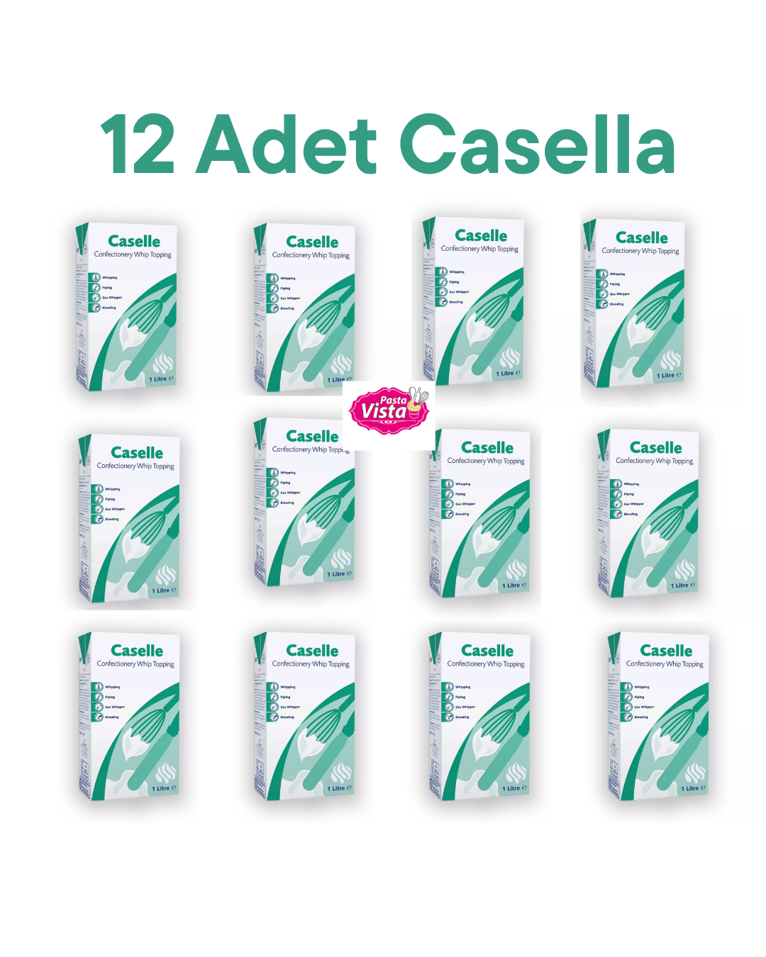12li Şanti Casella Sıvı Krem Şanti-Şekerli