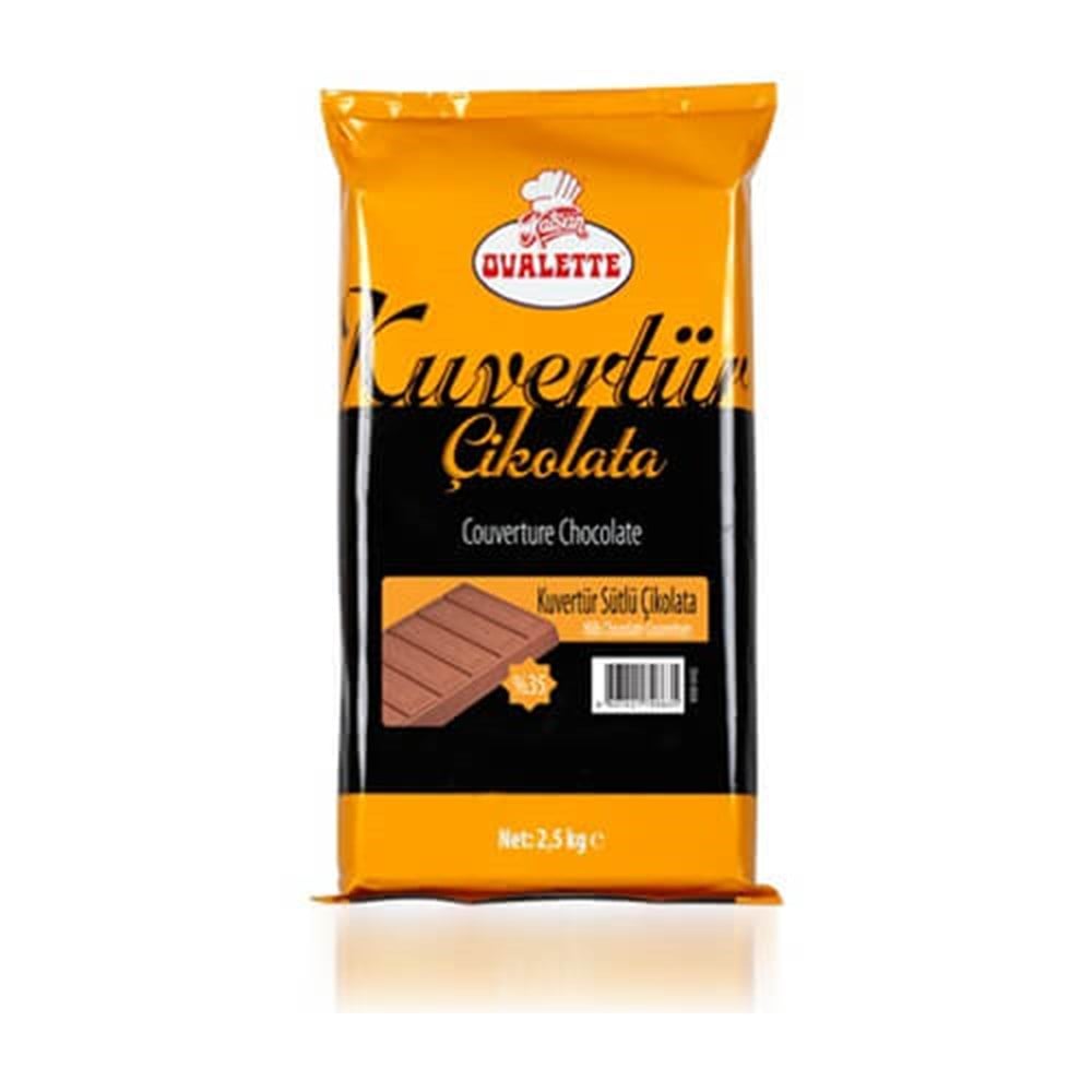 2,5kg Sütlü Kuvertür Çikolata