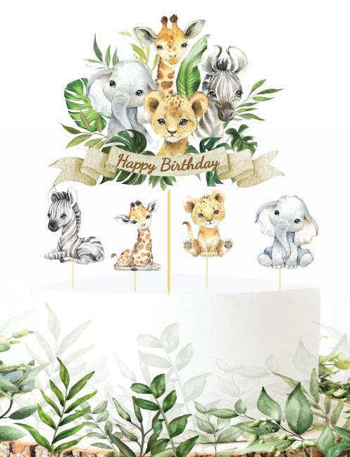 Baby Animal Pasta Üstü Süs