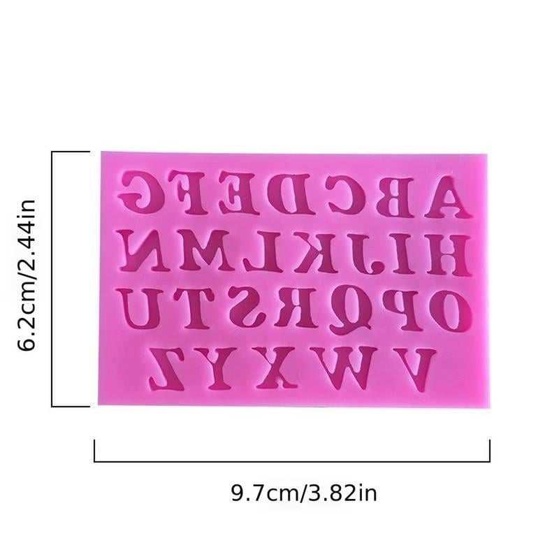 Büyük Harf Silikon Kalıp 1cm