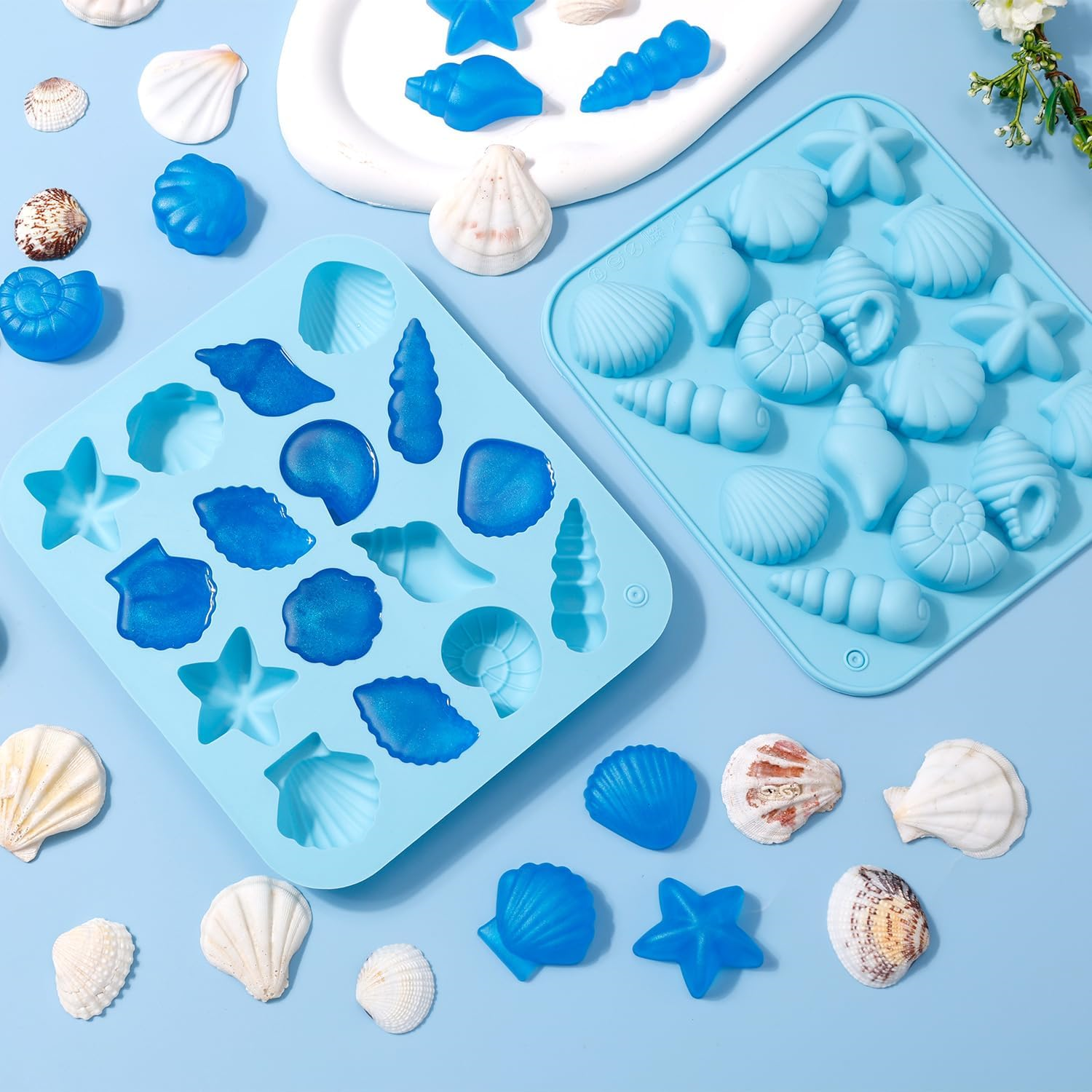 Deniz Canlıları Temalı Silikon Kalıp