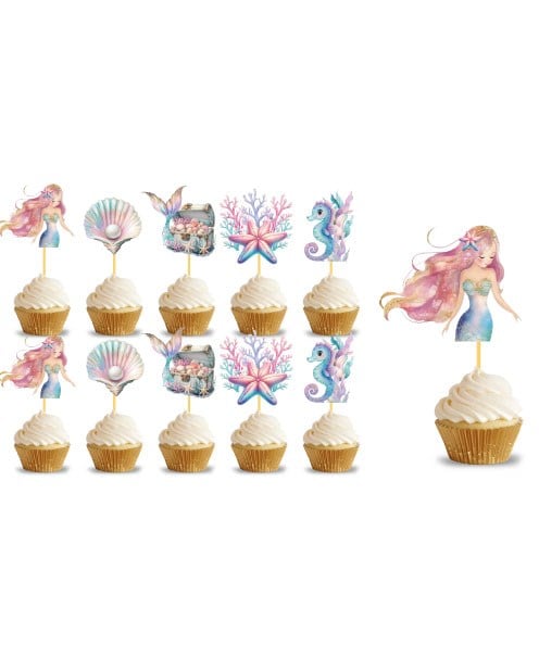 Denizkızı Temalı Kürdan Süs 10lu