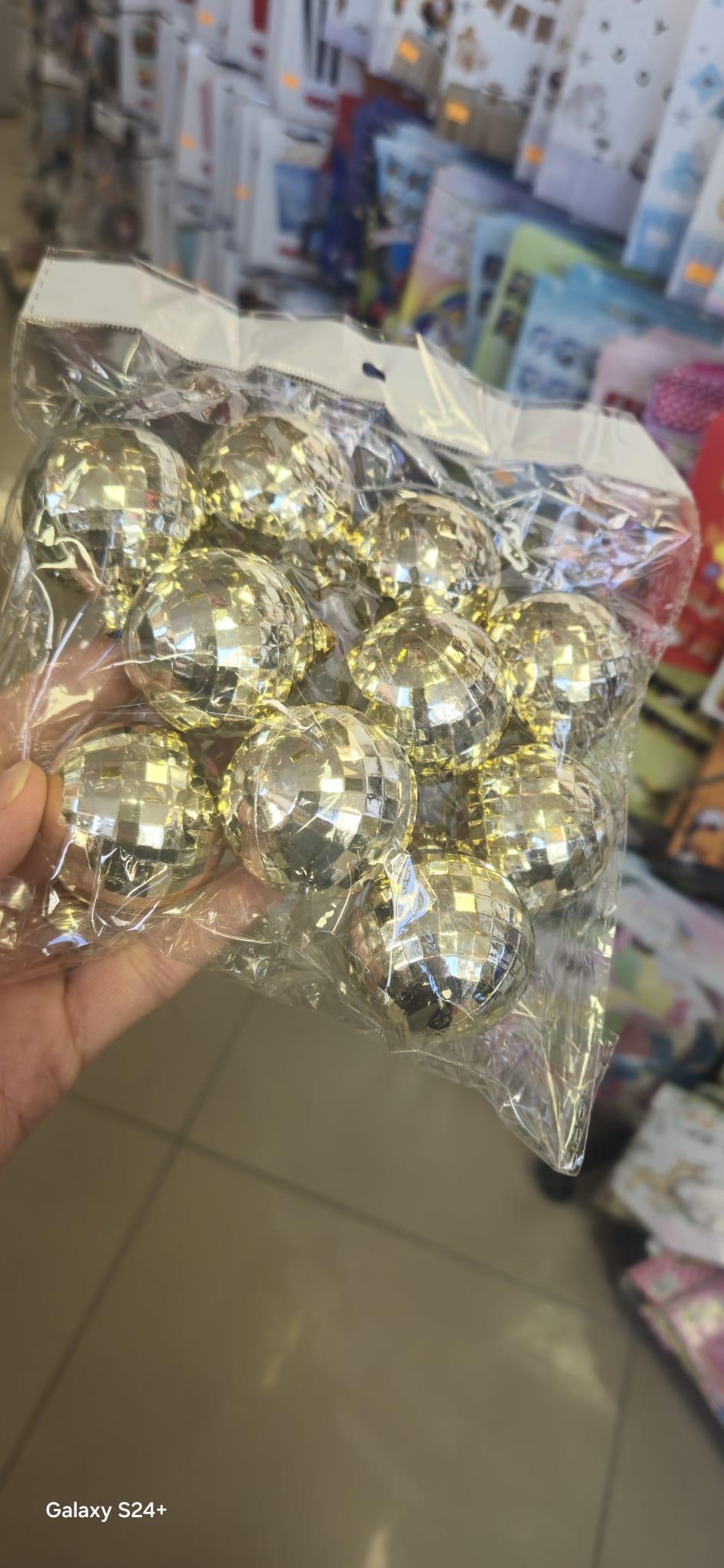 Disko Topu Gold  4cm 10 adet