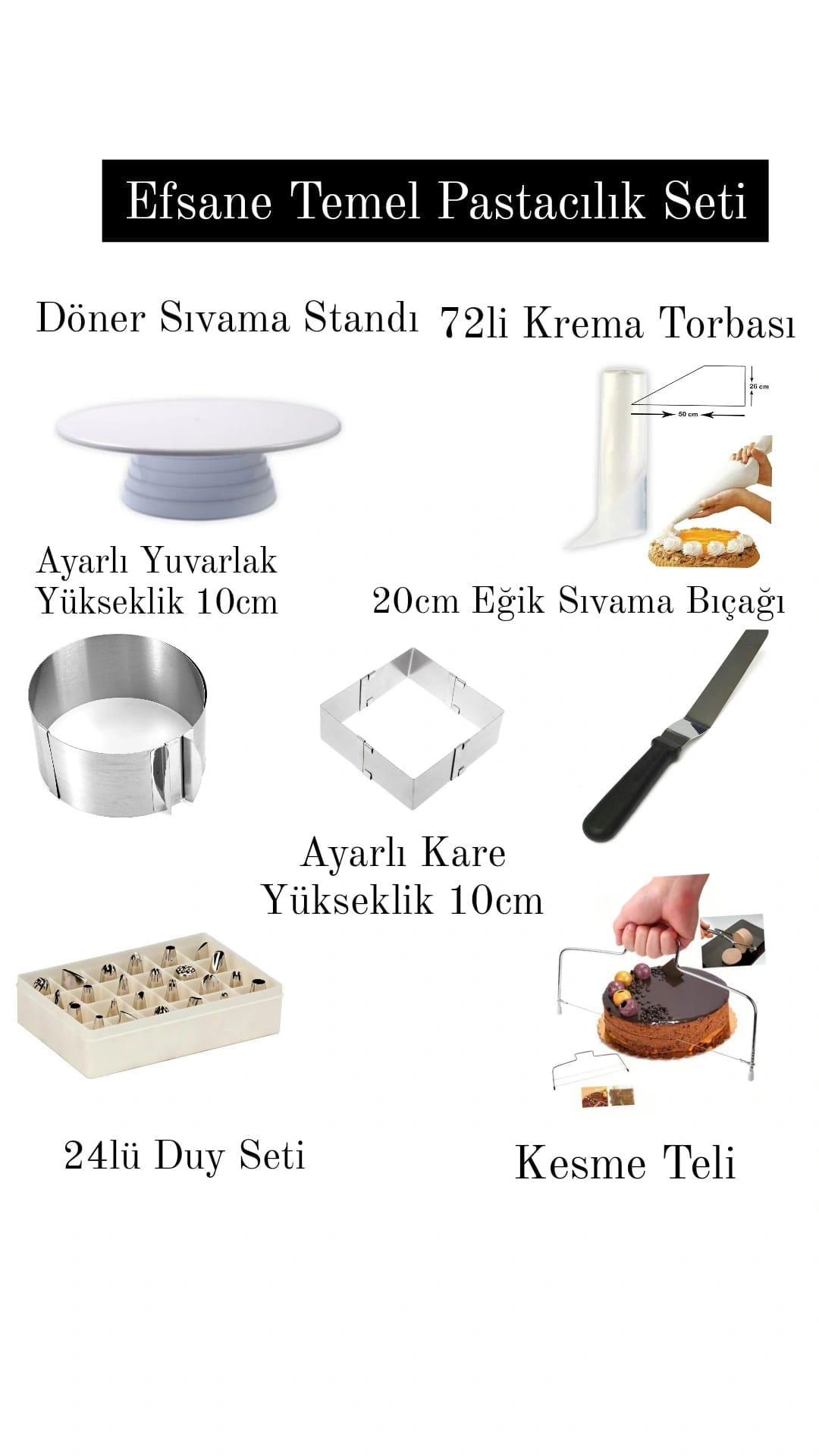 Efsane Temel Pastacılık Seti