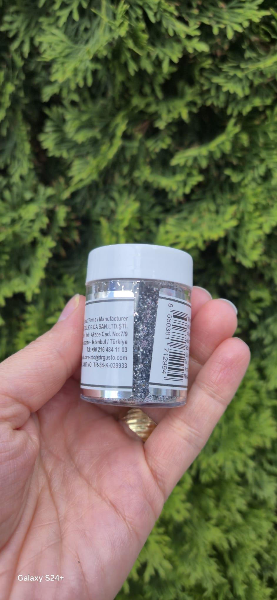 (GIDA DIŞI) Süsleme Amaçlı Gümüş Sim 10gr