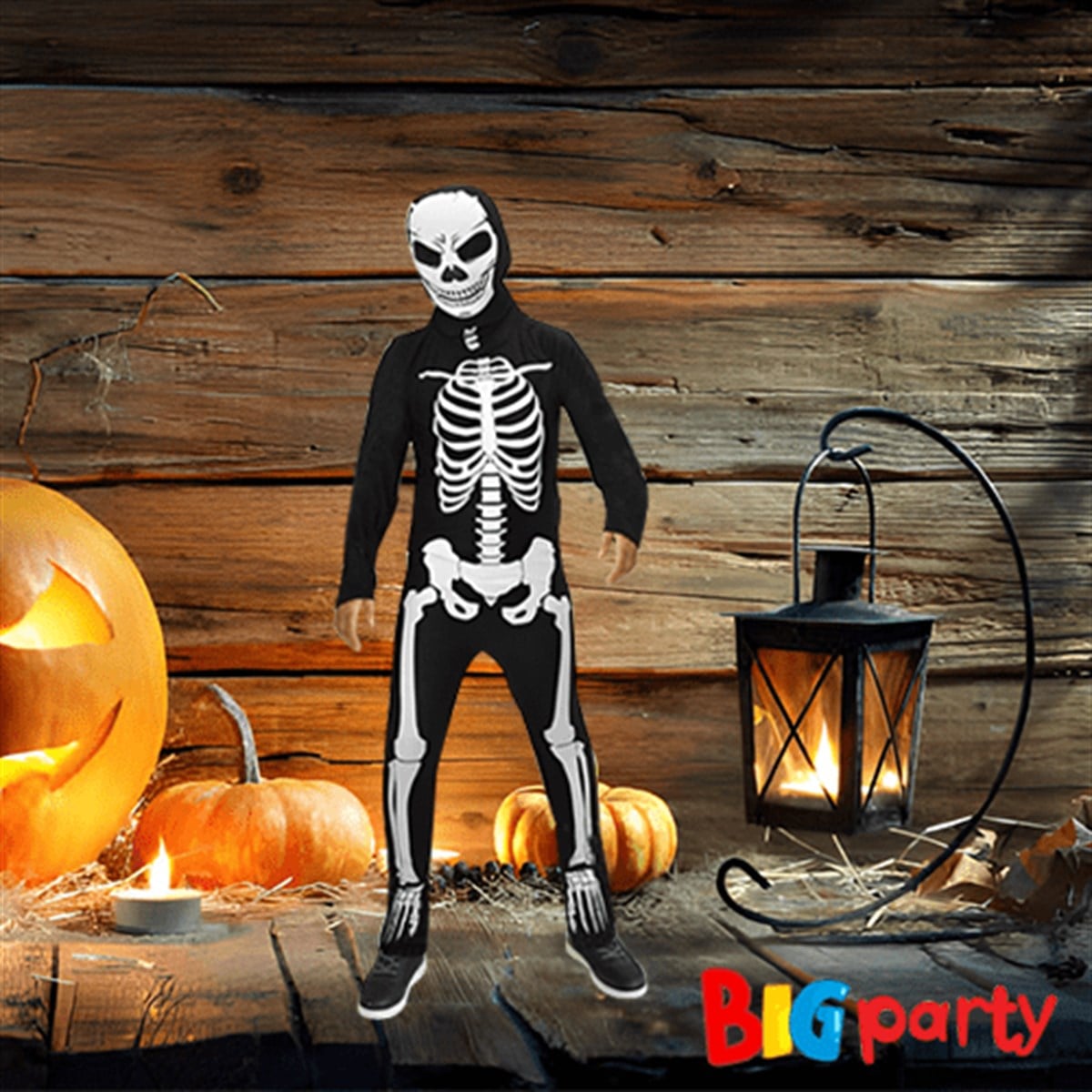 Halloween Çocuk İskelet Kostüm