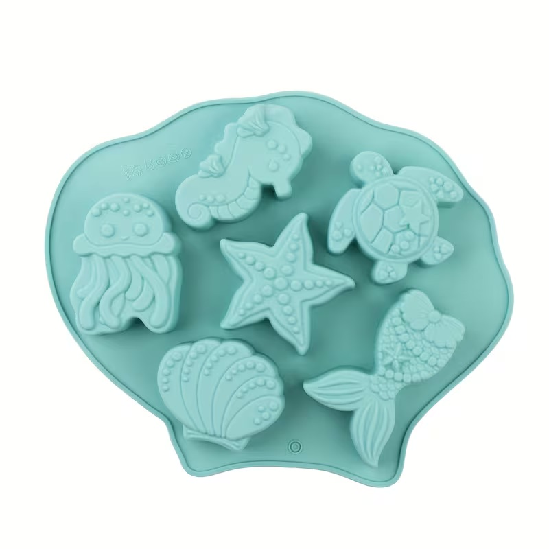 İri Deniz Temalı Silikon Kalıp