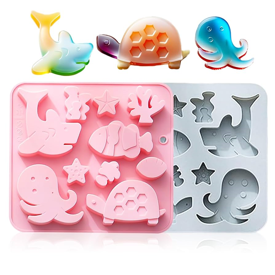 İri Sevimli Deniz Canlıları Silikon Kalıp