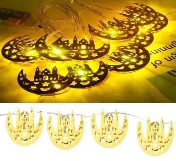 Işık Led Altın Cami Model 10 Işık 2 Metre