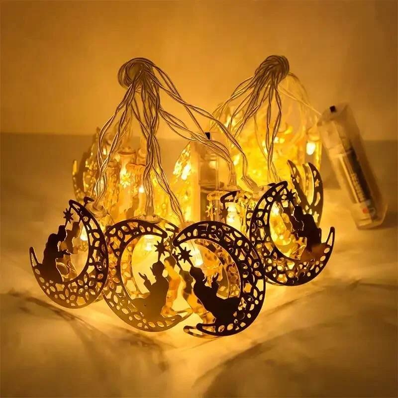 Işık Led Altın Dua Temalı Model 10 Işık 2 Metre