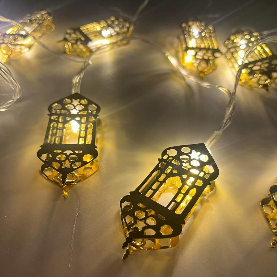 Işık Led Altın Kandil Model 10 Işık 2 Metre