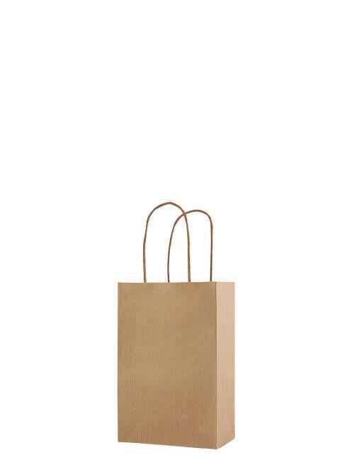 Kağıt Çanta Mini Boy 12x15x6 cm 10 Parça Kraft