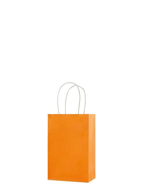 Kağıt Çanta Mini Boy 12x15x6 cm 10 Parça Turuncu