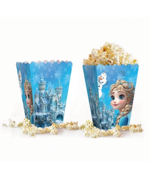 Kar Prensesi Temalı Mısır Kutusu 8'li