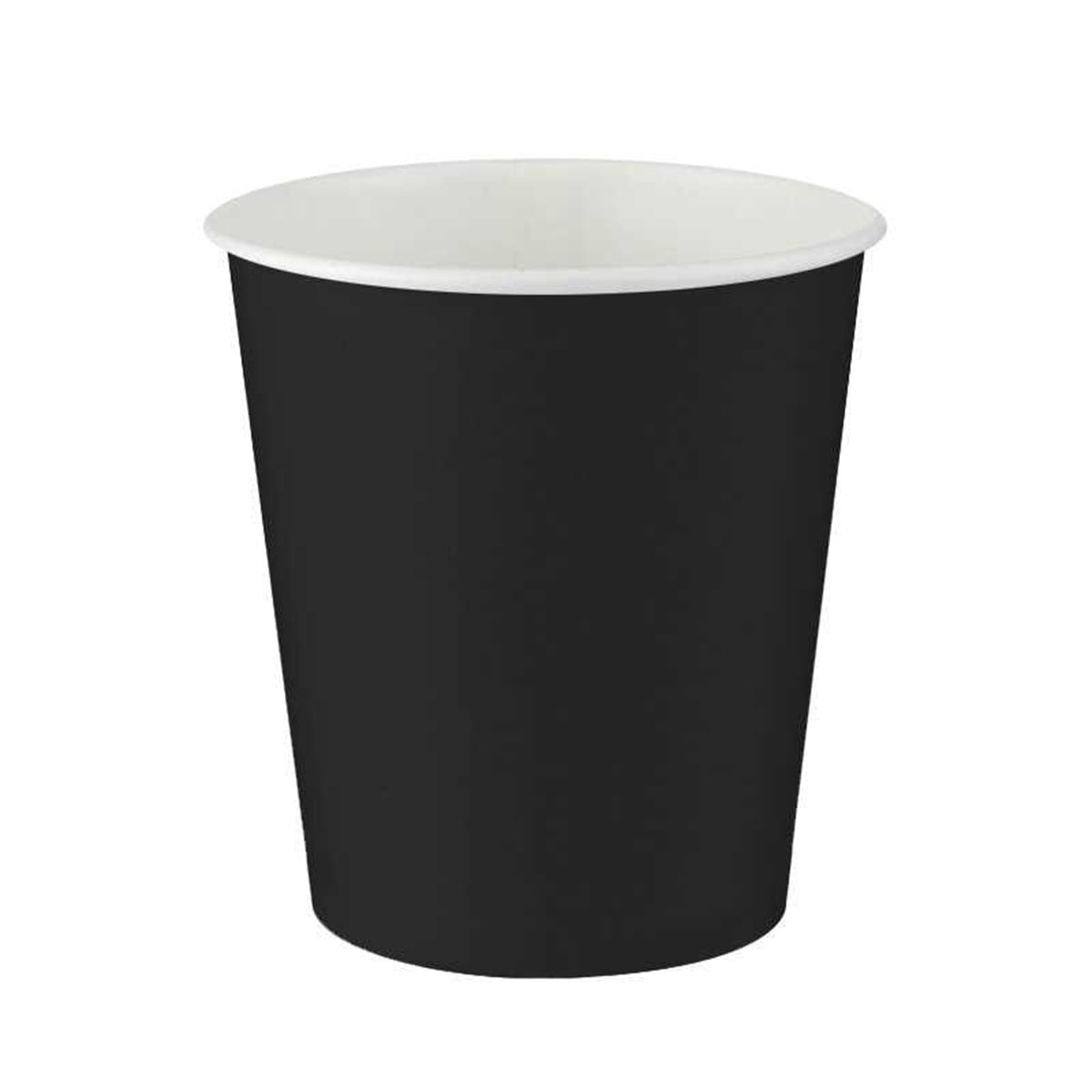 Karton Bardak Siyah 8 'li