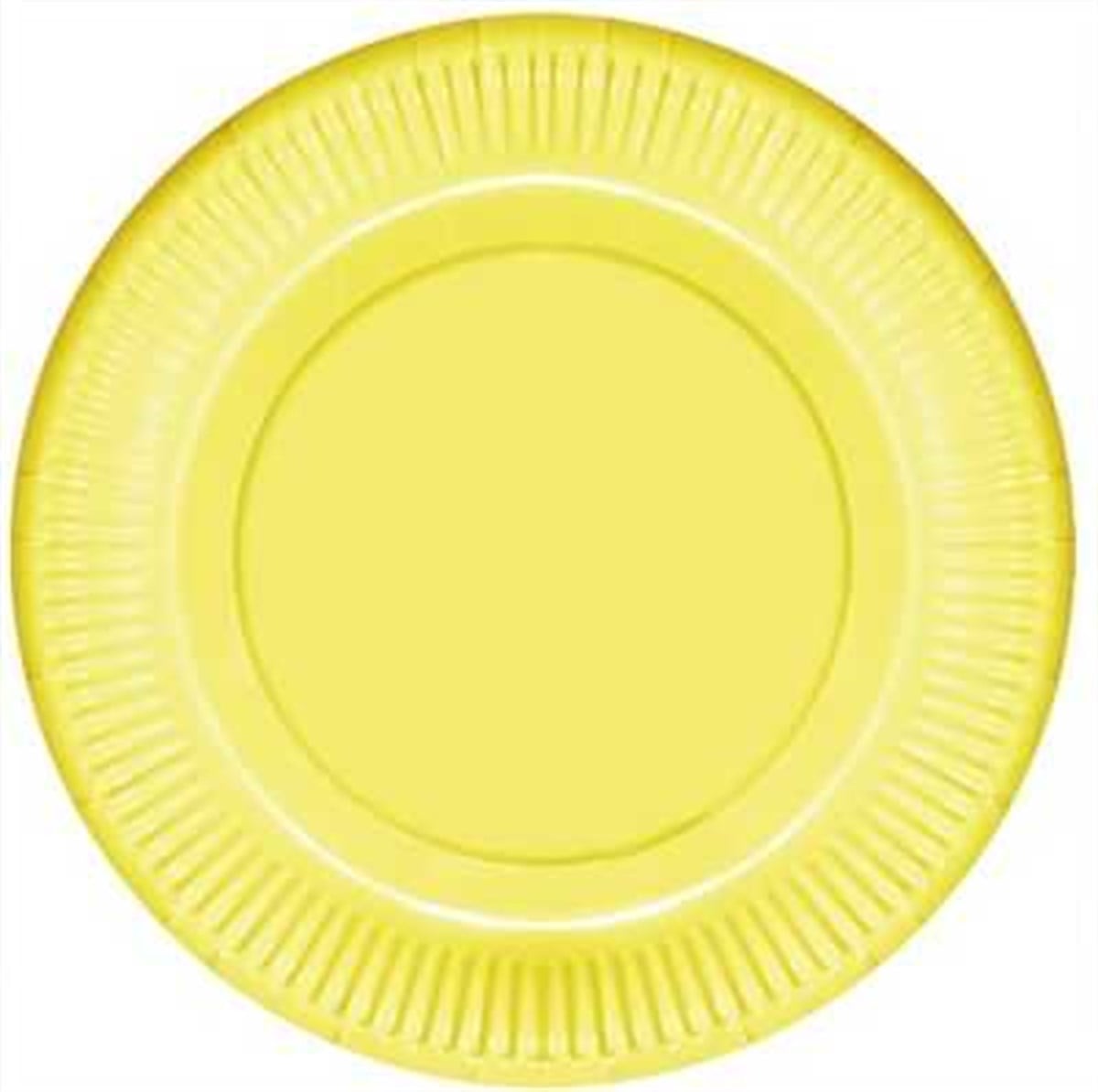 Karton Tabak Makaron Sarı 8'Li