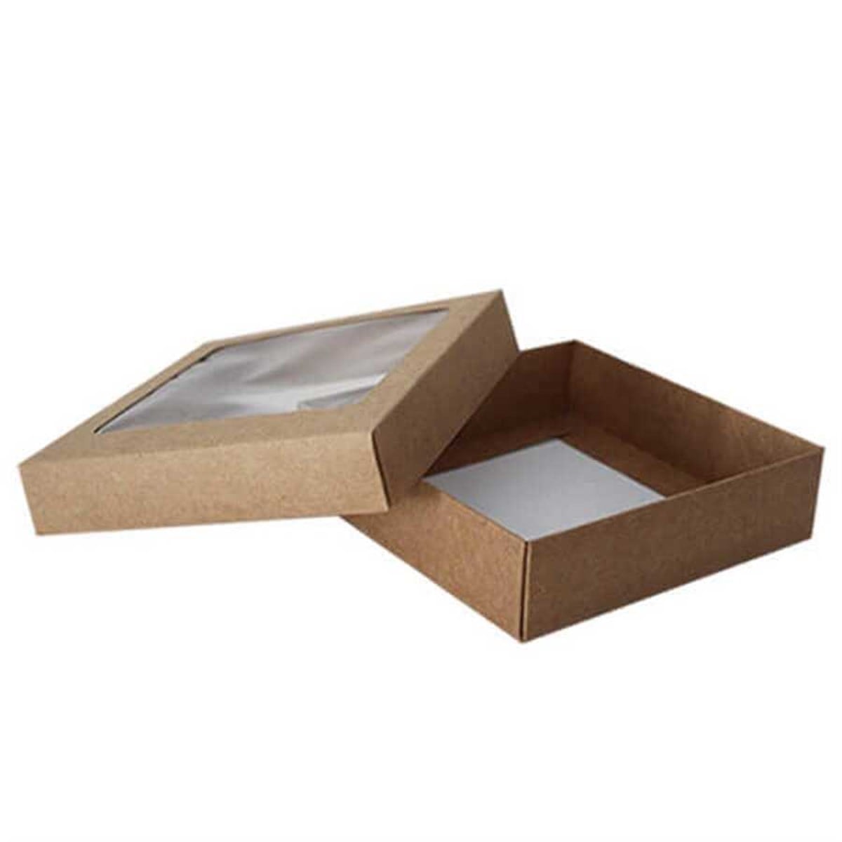 Kraft Pencereli Kutu 20x20x4