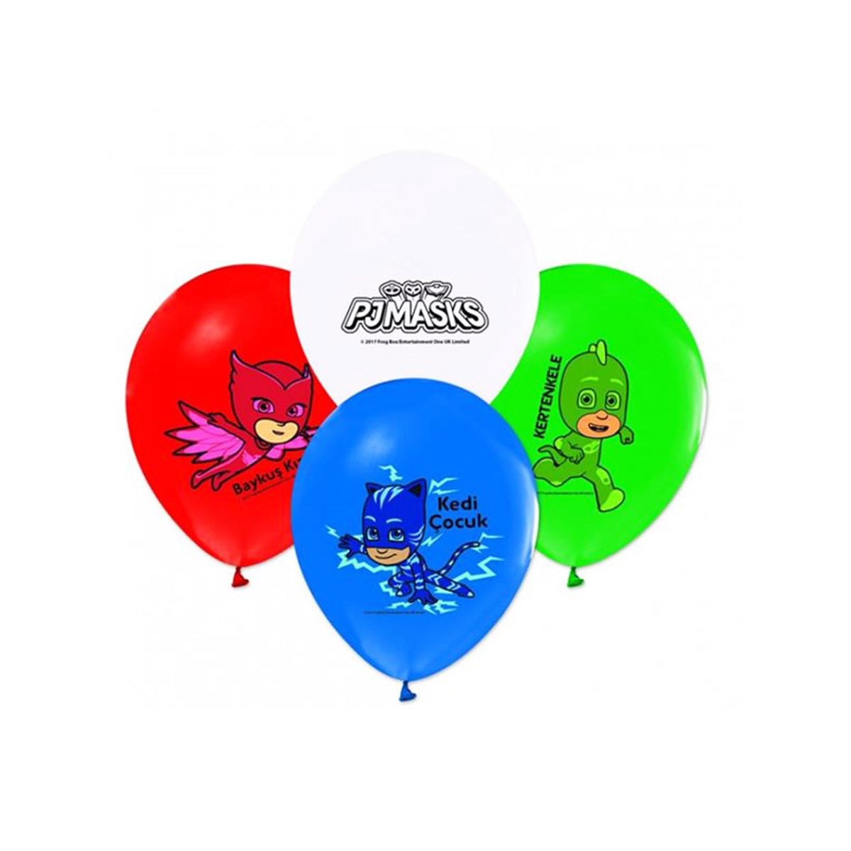 Lisanslı Pj Mask  Balon 8li