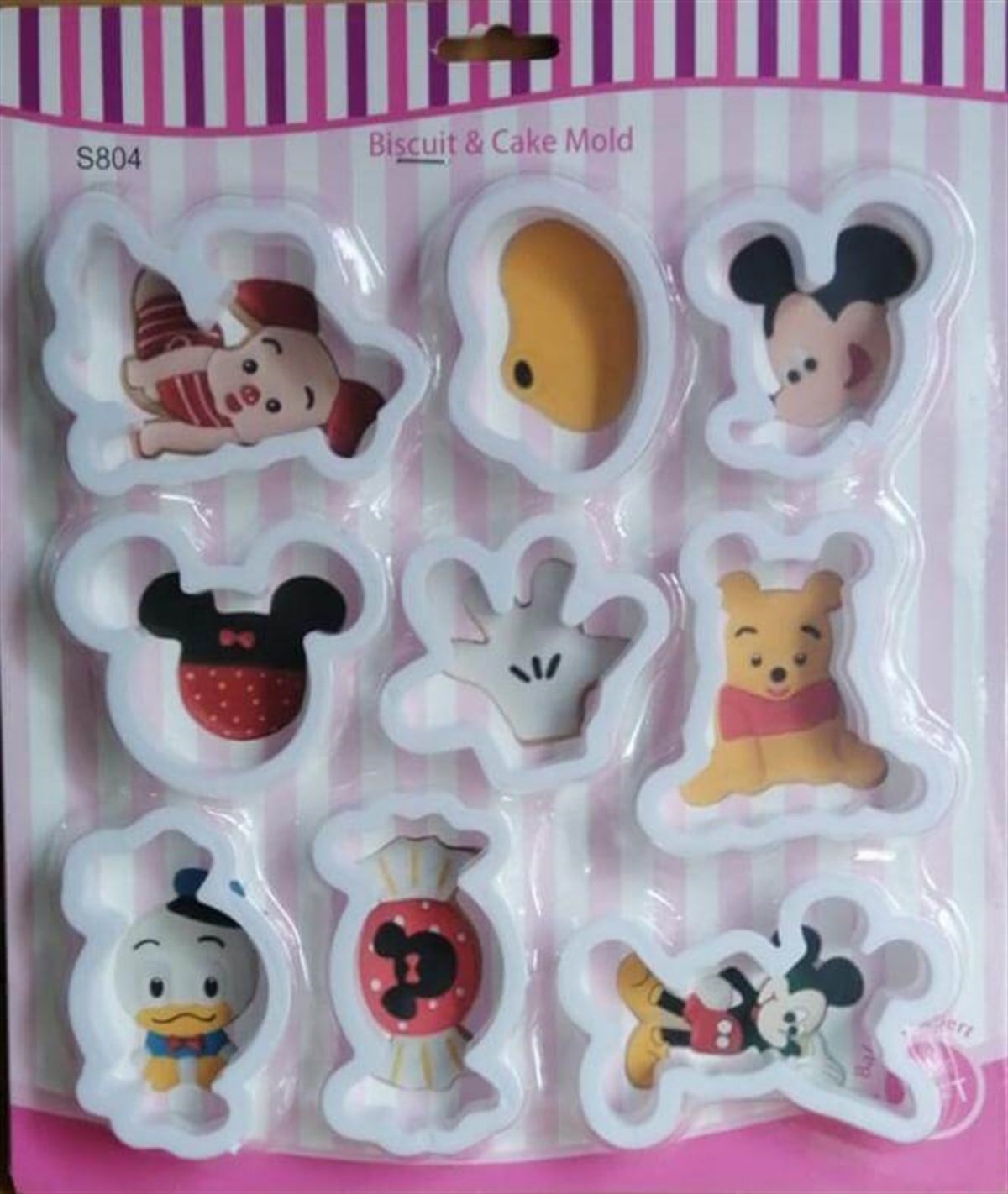 Mini Mickey Kesici Şablon 9lu