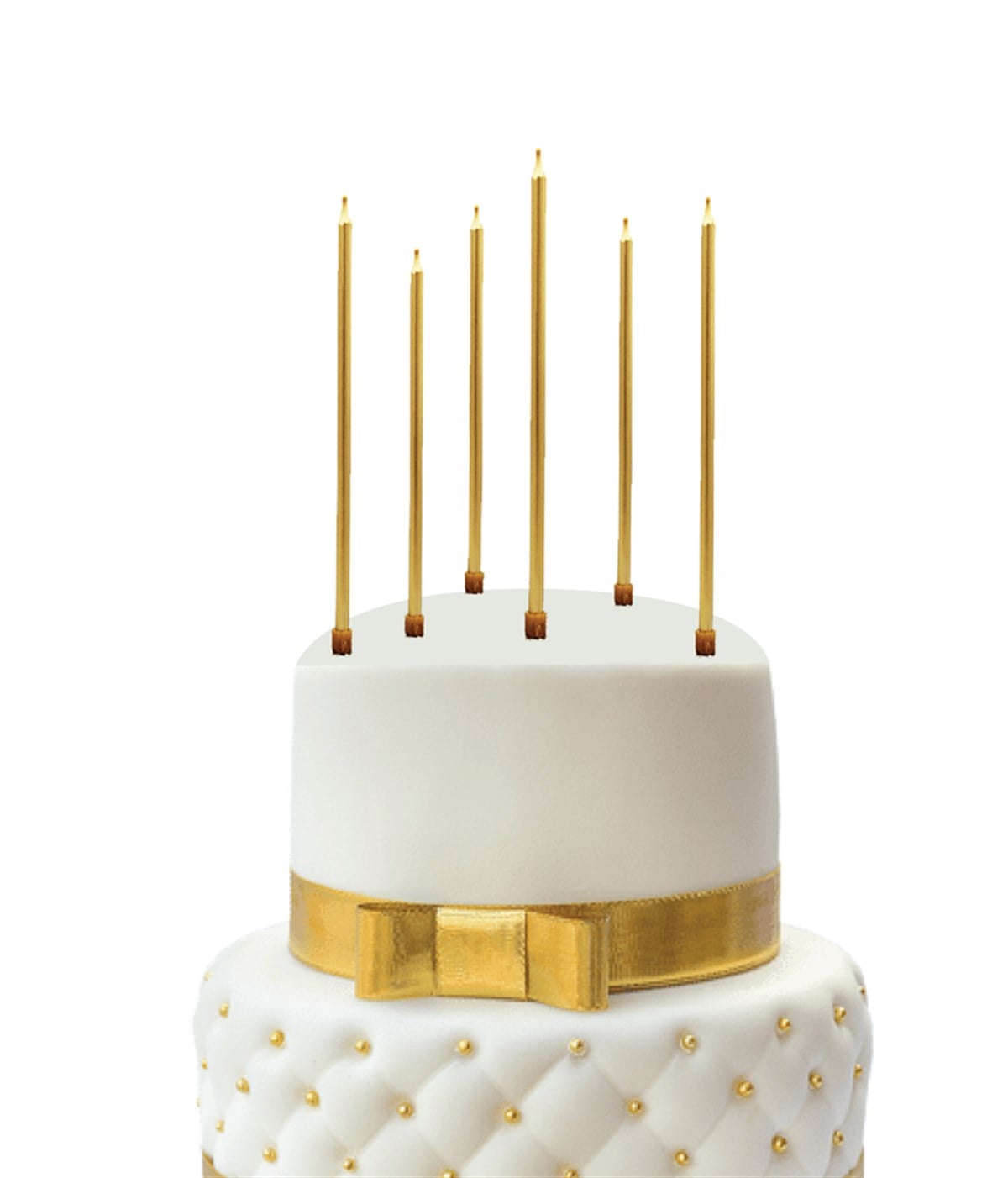 Parti Mumu Gold İnce Uzun 14 Cm 6 'lı