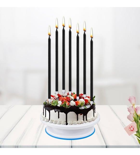 Parti Mumu Uzun 20 Cm 6lı Siyah