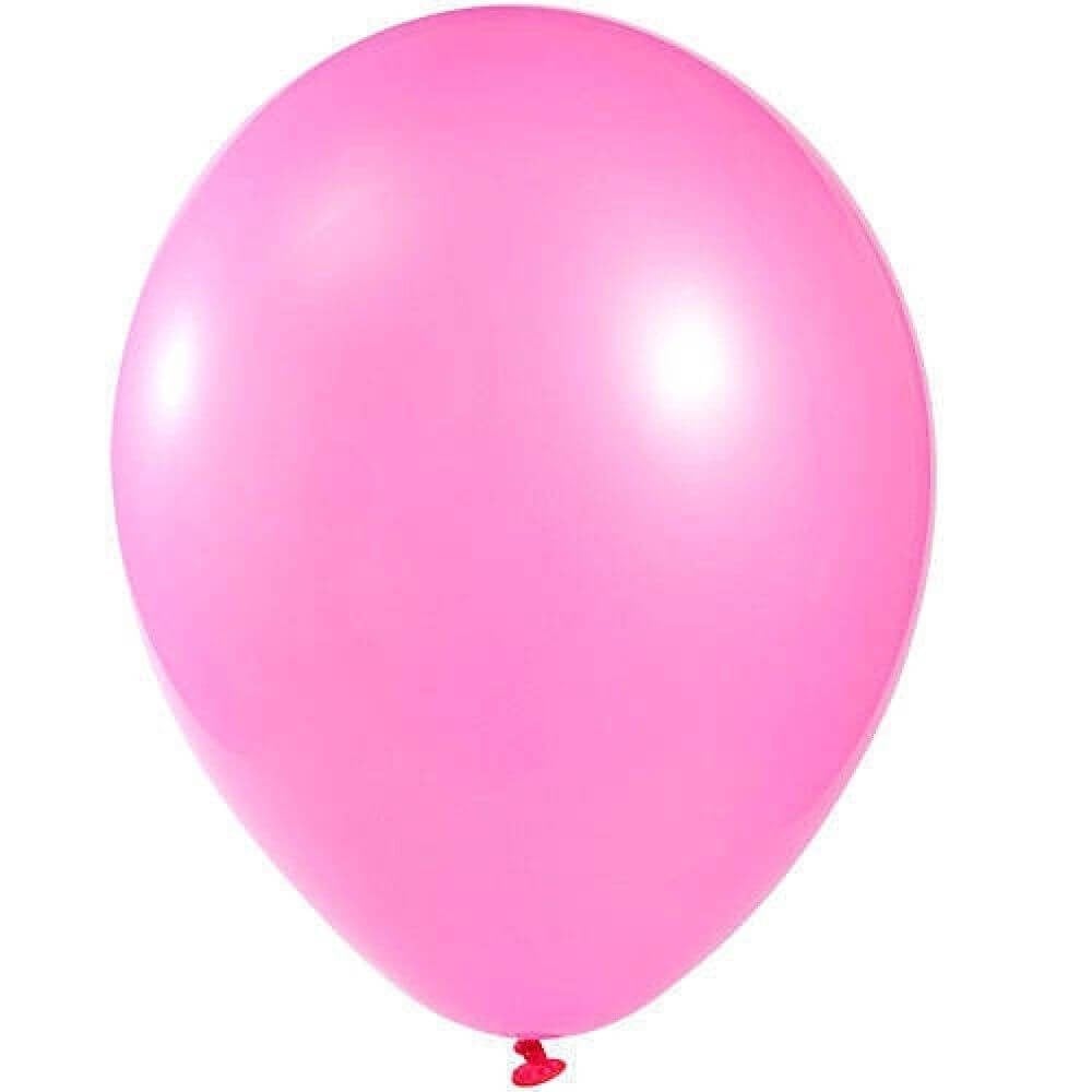 Pembe Metalik Balon 10 adet