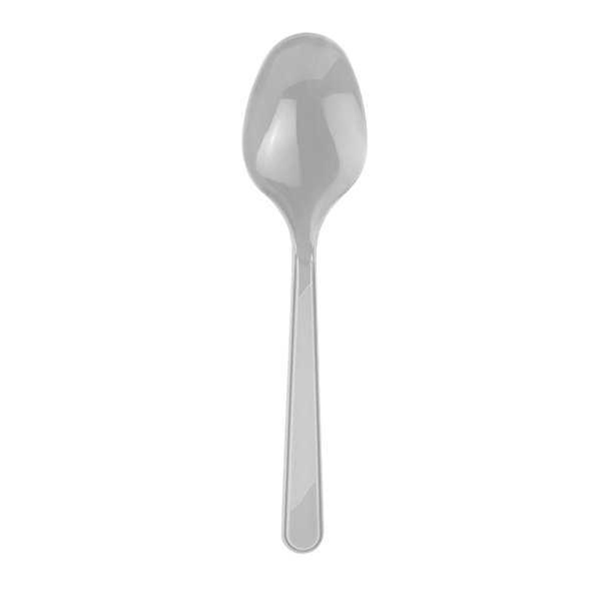 Plastik Kaşık Gümüş 25 'li