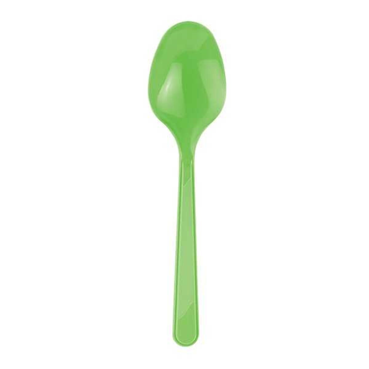 Plastik Kaşık Yeşil 25 'li