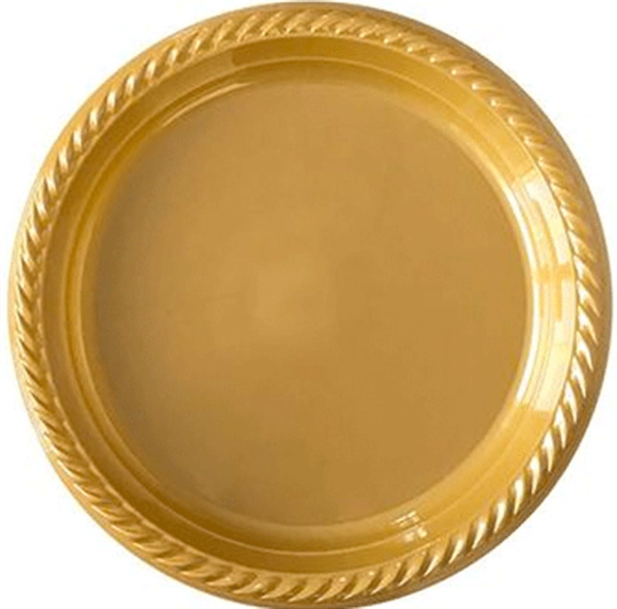 Plastik Tabak Gold 22 Cm 25 'li