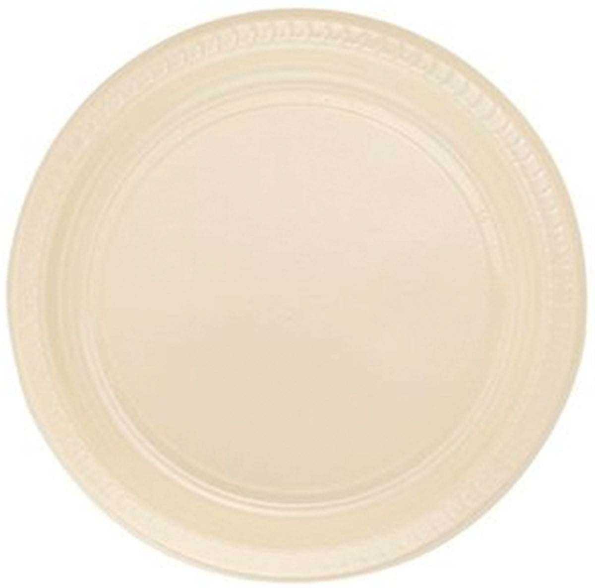 Plastik Tabak Krem 22 Cm 25 'li